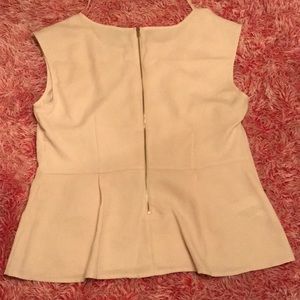Pink Ann Taylor blouse with gold color zipper NWOT
